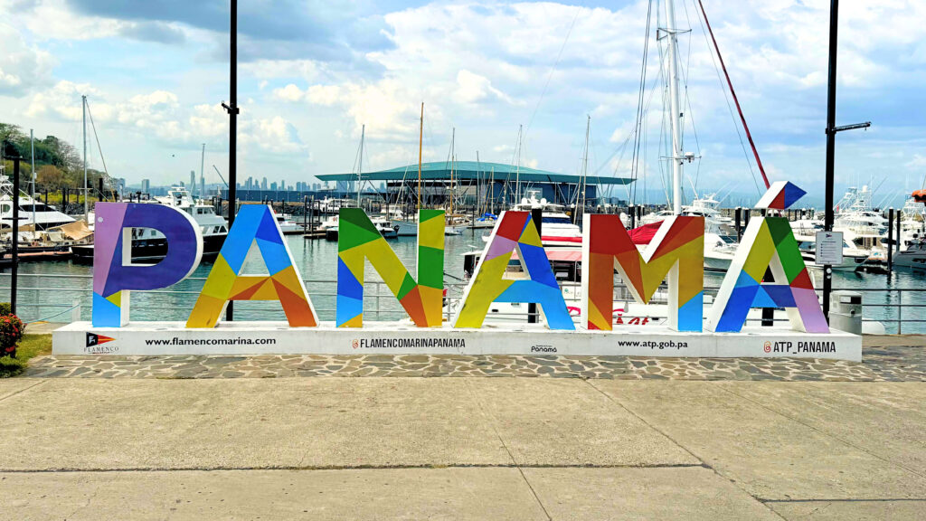 Panama City Amador Cruise Port view from Flamenco Island